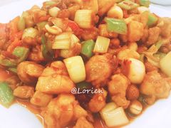 宫爆鸡腿肉-渔民船说·北塘海鲜·天津菜·海肠捞饭(北塘古镇店)