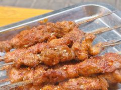 特色碳烤羊肉串-老兰家传统烧烤炒菜泡馍(小南门店)