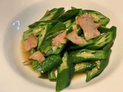 培根炒秋葵-蘭·日本料理铁板烧(碧云路店)