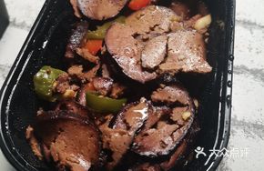 Stir-fried Pig Blood Balls