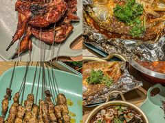 -街角等你.大连海鲜烧烤.经典铁板海鲜串(西安路店)