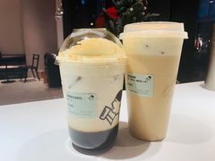 热烤黑糖波波鲜奶-喜茶(上海五角场万达店)