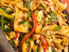 阿记泡菜肉丝炒面片-阿记烧烤(大兴新区店)