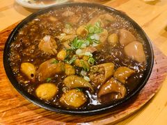 蒜炒肥肠-晶吉·居酒屋·烧鸟·生鱼饭(中山区民主广场店)