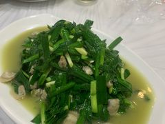 韭菜炒蚬子-溱湖八鲜菜馆