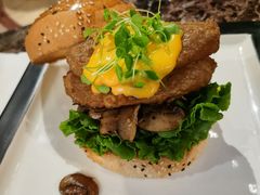 香菇豆腐素汉堡-Lets burger非常汉堡·环球风味(蓝色港湾店)