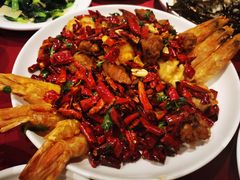 辣子双拼（明虾98元/只+鸡块38元）-老吉士酒家(天平路店)