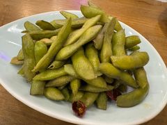 盐水毛豆-丁记盐蘸牛肉·新杭菜(河东路店)