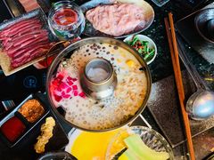 奶茶爆珠火锅冰粉-王家渡火锅店(棕榈泉店)
