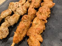 藤椒鸡肉串-西部马华清真兰州牛肉面·烧烤夜市(广渠门店)