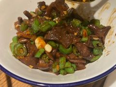 青椒牛肝菌-炊烟小炒黄牛肉(中心印象城店)