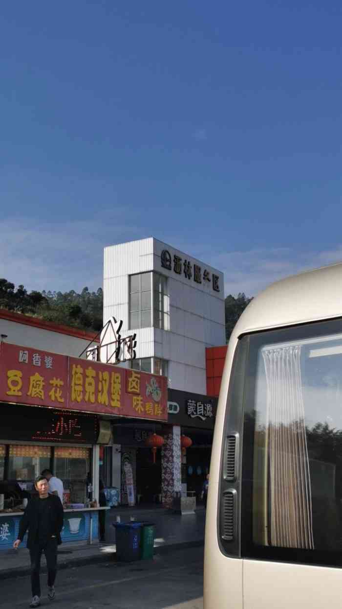 沥林服务区停车场-"服务:比较大的一个服务区 吃的也比较.