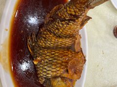 罾蹦鲤鱼-奥华餐厅·老张记(台基厂店)