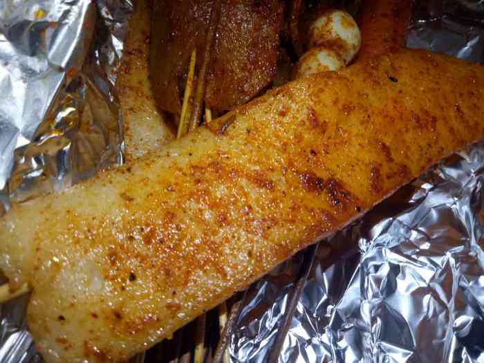 谭氏炙焱烧烤-"这家烧烤味道真是很爱啊,由于城管管制不能.