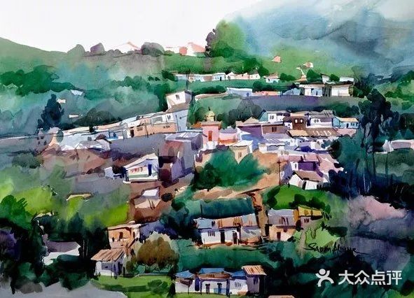 这样大气的水彩，看一眼就会爱上！