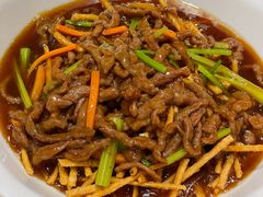 撒子牛肉丝-刘胖子家常菜·蹄花焖藕(中南店)