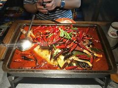 -探鱼·鲜青椒爽麻烤鱼(广州花都来又来店)