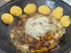 -粘豆包柴火铁锅炖