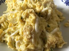 银鱼炒蛋-呼吸森林·生态农庄农家乐私房菜