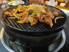 烤秘制鸡腿肉-石记老北京炙子烤肉(松园店)