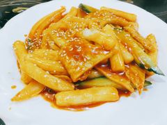 鱼饼炒年糕-桃园中华料理炸酱面(燕儿岛路店)