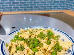 辣子鸡蛋-上王村王家三合院农家乐