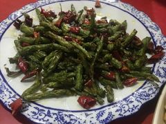干煸四季豆-夕阳红小吃(中街大悦城店)