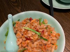 葱爆河虾-粗茶淡饭·隐庐私厨(东亭店)