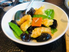 春城传统熘虾段-长春凯悦酒店-品悦中餐厅