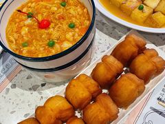 虾仁蟹粉配小油条-赵小姐丨新中餐(曲江店)