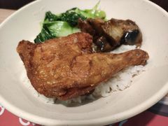 炸鸡腿外婆菜肉松饭-嘉旺(上梅林店)