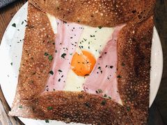 巴黎火腿鸡蛋芝士蘑菇可丽饼-RAC BAR(安福路店)