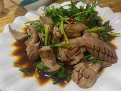 香菜拌猪腰-聪辉同安老美食饭店(大元路店)