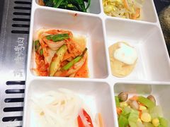生菜及烤肉酱料-韩时烤肉(丰科万达广场店)