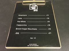 菜单-JPG coffee(广州体育西店)
