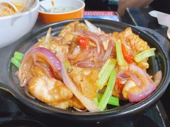 啫啫牛蛙煲-绿柠食堂(北外滩店)