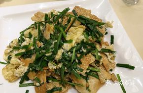 Leek Crispy Pancake with Egg