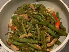 豆角丝炒肉拌转百刀-日上三甘(三里屯店)