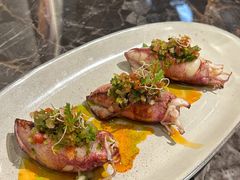 土豆泥填馅小鱿鱼-LESCEDARS Brasserie Bistro香柏树