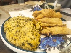 咸鱼海菜饼子-鑫真味私房菜馆