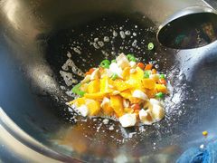 芒果炒咸鸭蛋-晓雯人家