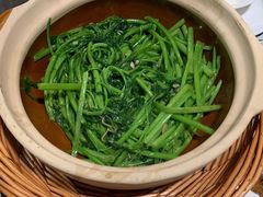 啫啫虾酱空心菜-熠盛粤味(永康路店)