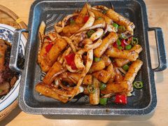 鱿鱼须炒年糕-胡家大厨(时光街店)