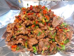 锡纸香菜牛肉-渔语鱼酸菜鱼新川菜(来福士店)
