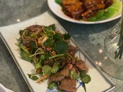 芥末牛肉鱿鱼-花城苑广府菜(侨鑫店)
