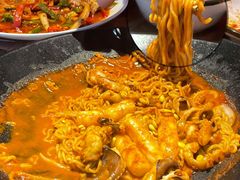 拉面-红辣椒八爪鱼特色韩国料理