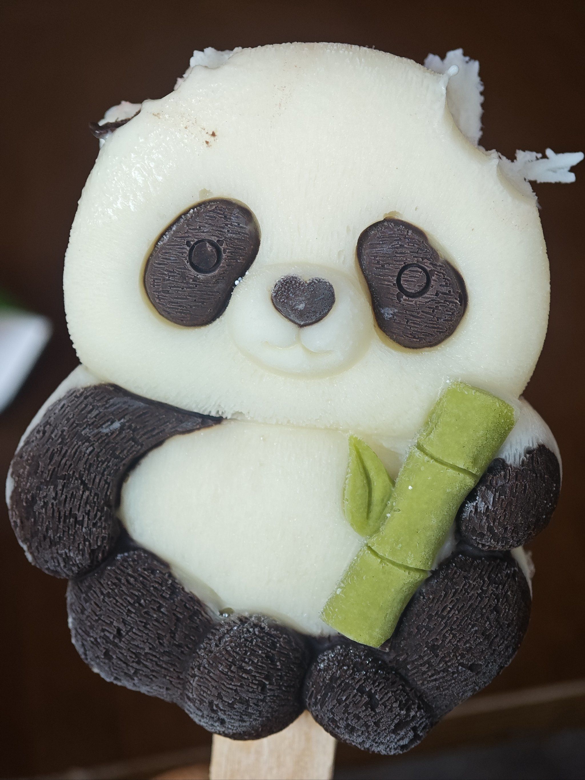 香草巧克力冰淇淋,熊猫味儿哒