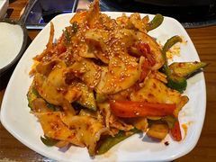 拌海螺片-红辣椒八爪鱼特色韩国料理
