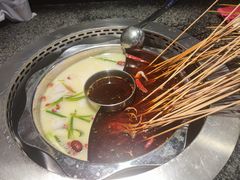鸳鸯锅底-佰人王串串香火锅(洋珠巷店)