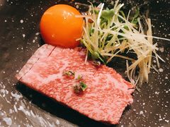 牛肉刺身（加蛋）-京の烧肉处 弘(京都站前店)